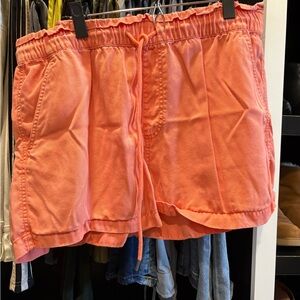 LOFT High Waist Peach Shorts